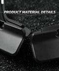 Close-up of heavy-duty rubber material details for Precision Match Tesla Cybertruck Mud Flaps Splash Guards For 2024.