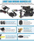 Plug And Play Universal UTV Turn Signal Kit With Horn And Rocker Switch Wiring Harness Pre Wired Blinker Street Legal components