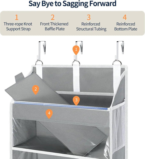 Game Changing Over The Door Organizer With Six Hella Roomy Clear Pockets For Sneakers Accessories And Daily Gear Heavy Duty Hanging Closet Rack To Declutter Any Tight Room Today with support straps and structural tubing.