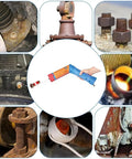 Hella Powerful 1100W Magnetic Induction Heater Kit With Portable Handheld Bolt Extractor, used among rusty nuts and bolts.
