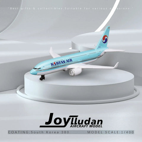 One Four Hundred Scale Korean 380 Plane Model Aircraft Die Cast Alloy Miniature For Collectors And Desktop Displays