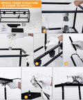 Installation steps for Farmhouse Kitchen Island Pendant Lighting Fixture With Clear Glass Shades, adjustable 3-light chandelier