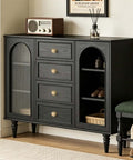 Black cabinet with 10 Pack Brushed Gold Cabinet Knobs With Flower And Pumpkin Style Design, Solid Zinc Alloy Drawer Pulls