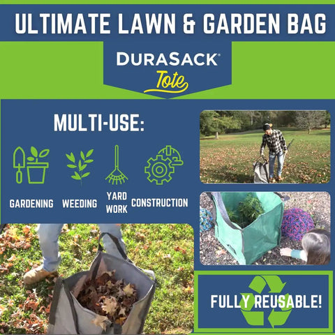 Built Tough Heavy Duty Storage Tote Bag 22 Gallon Rugged Woven Polypropylene Moving Bag With Self Standing Design Holds Up To 500 Pounds Pack Of 4 Multicolor Reusable Yard Debris Mulch Leaves Organizer used for gardening and yard work