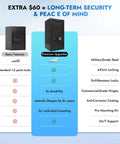 Comparison chart highlighting upgrades for Heavy Duty Front Drop Safe Box Built To Last Fireproof Waterproof For Home And Office.