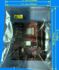Large 30x40cm Anti Static Bags Set of 10 with Resealable Closure and 10 Labels, ESD Safe Storage containing a motherboard