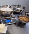 Heavy Duty Spill Proof Digital Kitchen And Industrial Scale With 66 Lb Capacity Dual Front And Rear Display Stainless Steel NSF Certified Pro Grade Precision For Everyday Kitchen And Heavy Duty Use