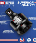 3/4 To 1/2 Inch Impact Socket Adapter Reducer For Quick Tool Swaps And Versatility Chrome Molybdenum Steel Front View