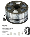 100 ft LED Rope Lights 100ft Outdoor Waterproof String Lights For Eaves Yards And Garden Easy Setup For Christmas Decor