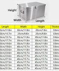 Dimensions and specifications of Portable Stainless Steel Tool Box With Heavy Duty Side Handles And Locking Lid And Hella Sturdy Metal Storage Organizer Built Like A Tank.
