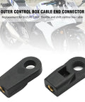Outboard Control Box Cable End Connectors Two Pack No Brainer Replacement ABS Copper For Suzuki 3300C in foreground
