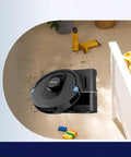 Black robotic vacuum on floor, All-In-One Universal Vacuum Replacement Parts Kit For AV2511AE AV2501S AV2610WA RV2502AE RV2610WA AV2510 AV2520 And More Includes Main Brush Foam Filters Primary Filter Side Brushes