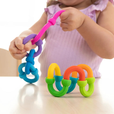 Plip Links Silicone Building Toys For Open Ended Creative Play A Fun Construction Set For Kids Aged 3 To 12 That Sparks STEM Skills Through Pattern Building And Preschooler Hands On Imagination. toddler stacking silicone building links