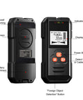 Straight Up Digital Stud Finder With Bright LCD Display for metal and wood detection, featuring buttons and display.