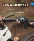 IP65 waterproof All In One Ebike Controller Kit 24V 36V 48V Compatible 25A 500W Brushless Motor Controller with LCD in rain