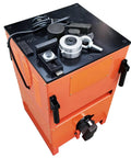 Badass 110V 1700W Electric Rebar Bender And Cutting Machine With Foot Switch For Round Steel Rods Up To.98 Inch Diameter top view showcasing components.