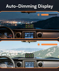 Auto-dimming feature of RGB 8 Gang Switch Panel With Momentary Toggle And Pulsed Memory For 12-24V Vehicles shown in day and night use.