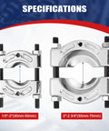 Beefy Heavy Duty Bearing Puller Set For Wheels And Hubs 5 Ton Capacity 14 Piece Bearing Separator Puller Kit specifications