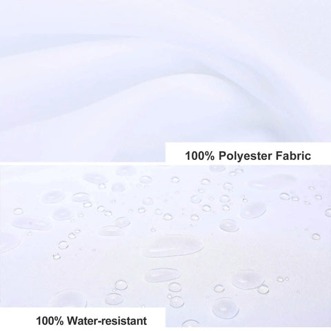 Close-up of 100% polyester and water-resistant fabric of the Garage Shower Curtain For Bathroom With Car Themed Retro Vintage Man Cave Style