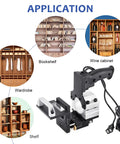 2-In-1 Invisible Fastener Slotting Bracket And Router Mortising Jig For Mortise And Tenon Work, Slotting Locator with applications