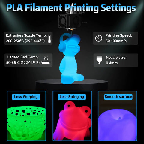 Sick Glow In The Dark PLA Filament For 3D Printing 1kg Spool Blue Hue Phosphorescent Blend That Glows Under UV Rays After Long Exposure Legit Drop For Creative Crafting And Sweet Night Displays
