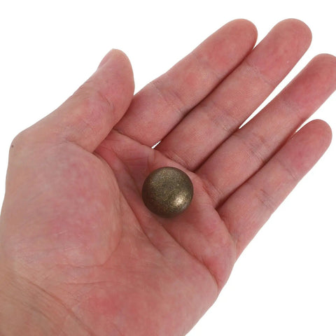 Stylish European Retro Clock Door Knobs In Antique Bronze Tone With Screws Perfect For Vintage Cabinet Hardware And Repair Projects That Give Your Space Serious Old World Charm And Sophistication, small bronze knob in hand