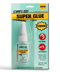 Clear Quick Dry Cyanoacrylate Glue For Wood Plastic Metal Glass Ceramic Leather And More For DIY Projects in blister pack