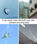 No Sweat Quick Fix Windshield Repair Kit With Nano Resin For Small Chips Bullseyes Stars And Cracks Easy To Use