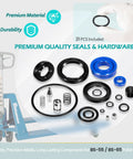 Super Seal Repair Kit For Bishamon BS-55 And BS-65 Manual Pallet Jack Hydraulic Unit Rebuild Seals, O Rings, Gaskets And Hardware