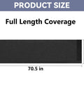 Neoprene Shop Vac Hose Cover dimensions graphic, full length 70.5 x 8.58 inches, product size details displayed.