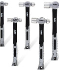 Ball Pein Hammer Set 5 Piece Workhorse Heavy Duty For Metal Rivets Chisels And Punches 8 12 16 24 32 Oz Fiberglass And Carbon Steel Build