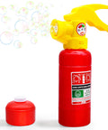 Automatic Bubble Blower Fire Extinguisher Style Bubble Machine With 230 Ml Bubble Solution For Kids Indoor Outdoor Play
