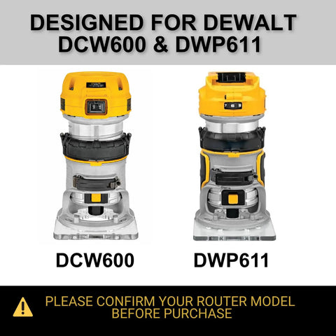 Designed for DeWalt DCW600 & DWP611 routers, compatible with Carbon Fiber Radius Guide Circle Cutting Jig Pro Grade Base Plate For Trim Routers 1.6 To 37 Inch Circles Fits DeWalt DCW600 DWP611 Bolt On Precision Made In USA