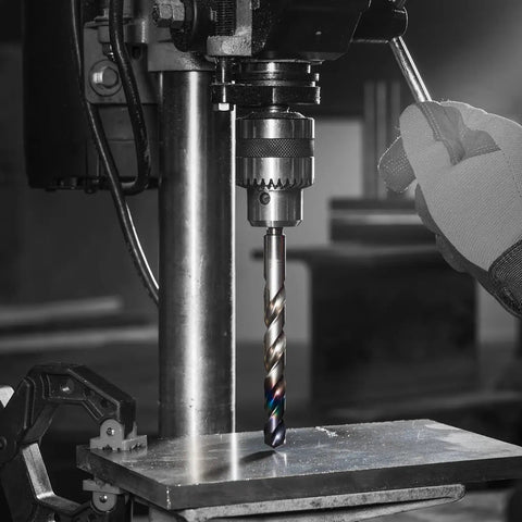 Demon Metal Drill Bit Set For Mild Hardened And Stainless Steel 15 Piece Versatile Drill Bit Kit in drill press for metalwork
