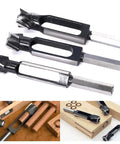 Badass Wood Plug Cutter Set For Pocket Holes And Dowel Pins Featuring Sturdy Hex Handles, 3 pieces with different sizes.