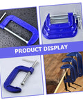 4 Inch Metal G Clamp Woodworking Clamp With Thickened C Clamp Quick Release For Table Mount And DIY Craft Projects