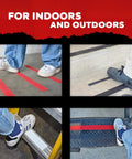 No Slip Grip Tape For Indoor Outdoor Use White 1 Inch By 10 Yards All Weather Traction Tape For Stairs Floors Decks Ladders