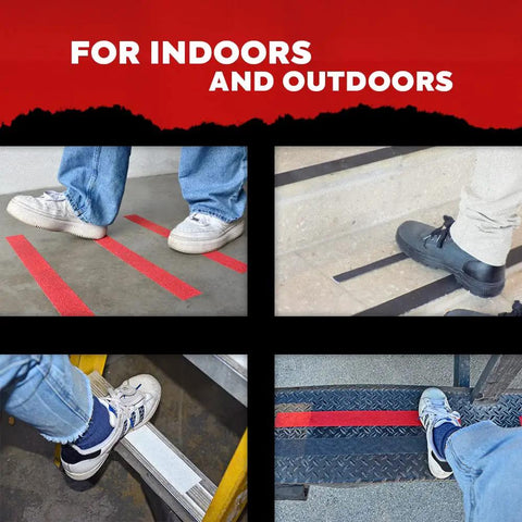 No Slip Grip Tape For Indoor Outdoor Use White 1 Inch By 10 Yards All Weather Traction Tape For Stairs Floors Decks Ladders
