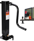 Heavy Duty Trailer Jack 12000 Lbs Side Mounted Direct Weld 26 Inch Vertical Travel Adjustable Drop Leg for utility trailers