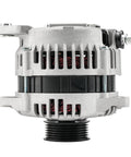 Alternator 13940N 110Amp 12V With S6 Groove Pulley Fits Nissan Altima 2002 2003 2004 2005 2006 3.5L V6 CW Rotation Direct Fit Ready To Install Replacement Part side view