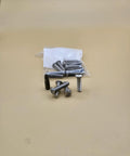 1/4-20 X 1/2 Inch Button Head Torx Security Machine Screws Stainless Steel Tamper Proof Fasteners With T27 Driver Bit 10 Pack