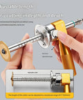 Lightweight Drill Powered PVC Pipe Cutter Attachment For Quick Easy Smooth Burr Free Cuts On PVC Drain Pipes And More