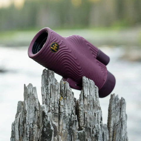 Ultra Portable 10x32 Waterproof Monocular For Bird Watching And Birding Adventures With Fully Coated Optics Bak4 Prism Oversized Focus Wheel And A 333 Ft Field Of View At 1000 Yards Lightweight 8 Oz on weathered wood