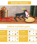 Dope Robotic Dog Kit for Teens and Adults Voice and App Control Programmable Open Source Coding STEM DIY Project ESP32 Bionic Quadroped With 12 DOF Servos and 1 DOF Camera Realistic Movements and Easy Learning Christmas display with gift and gait chart