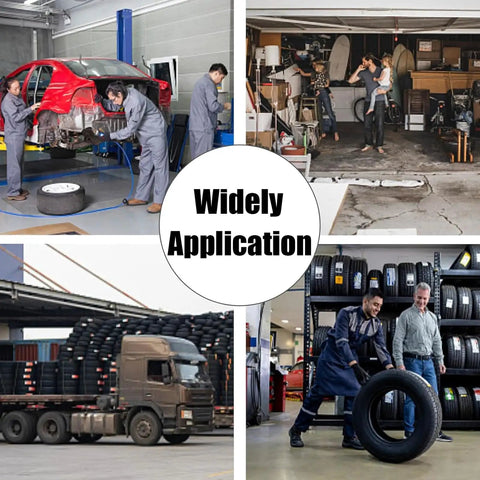 Built Tough Rolling Tire Rack For Garage With Smooth Glide Casters And Scratch Resistant Steel Frame Mobile Automotive Storage Cart For Home Gearheads And Transport Trailers
