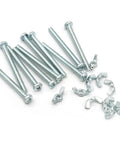 1/4-20 Wing Nuts And 1/4-20 X 3-Inch Phillips Head Machine Screws Kit Zinc Plated Carbon Steel With 10 Hand Tighten Wing Nuts And 10 Phillips Screws