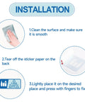 Installation guide for Two Pack Recycle Sign Stickers For Trash Cans, Waterproof Fade Resistant Vinyl Labels For Bottles And Cans