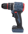 Side view of Badass Brushless Cordless Drill Kit 1500 RPM with adjustable torque settings for home repair.