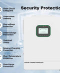 6500W All In One Solar Hybrid Inverter With WiFi and CT Sensor, safety features, security protection displayed