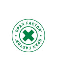 Logo of Spax Factor featuring a green cross in a circular design, brand identity for construction products.